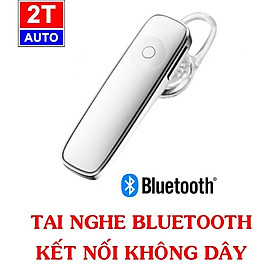 Mua Tai nghe BLUETOOTH thế hệ mới  kết nối chuẩn 4.1 trên xe hơi và các thiết bị ngoại vi- MÀU TRẮNG:  SKU:602-2