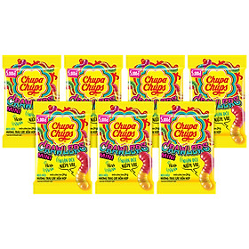 Kẹo Dẻo Chupa Chups Oil Crawlers (Túi 16 gói 24g)