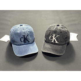 Combo 2 nón kết, mũ lưỡi trai CK phối vải jeans form chuẩn siêu đẹp (Ảnh thật)