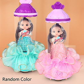Electric Crystal Princess Girl Doll Beautiful Dancing Princess Doll for Birthday Gifts