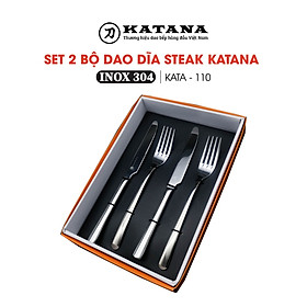 Set 4 dao dĩa ăn steak KATANA - KATA110