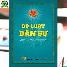 Bộ luật Dân sự (có hiệu lực thi hành từ 01/01/2017)