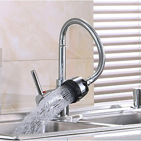 Mua Vòi rửa bát (chén) nóng lạnh dạng mềm - hợp kim đồng Shatian