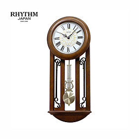 Mua Đồng hồ quả lắc Nhật Rhythm CMJ547NR06 Kt 25.8 x 61.3 x 7.5cm  1.7kg Vỏ gỗ. Dùng pin.