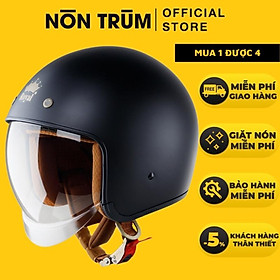 Mũ Bảo Hiểm 3/4 Đầu Royal M139 Trơn