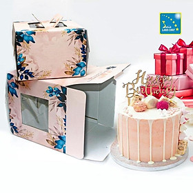 Mua Hộp bánh kem 30 cao 25cm có cửa sổ hông kèm đế trắng cứng cáp