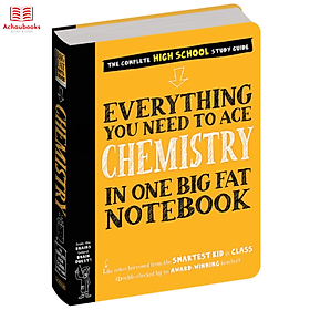 Sách Everything you need to ace Chemistry - Sổ Tay Hóa Học ( Tiếng Anh ) - Tham Khảo Kiến Thức Hóa Học Từ Lớp 8 Đến Lớp 12 - Á Châu Books, bìa cứng, in màu