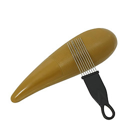 Professional Plastic Guiro with Scraper Percussion Instrument