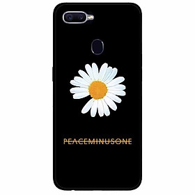 Ốp lưng in cho Realme 2 Mẫu Cúc To Nền Đen