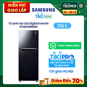 Tủ Lạnh Inverter Samsung RT20HAR8DBU/SV (208L) - Hàng Chính Hãng - Chỉ Giao tại Hà Nội