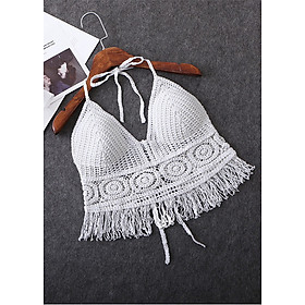 Áo bikini len yếm đi biển, có sẵn đệm lót, sexy quyến rũ | BL001