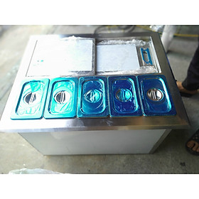Mua Thùng đá 5 khay topping - D625xR550xS400