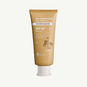 Kem Chống Nắng Sâm 1700 SPF50 PA++++ Phổ Rộng Chống Lão Hoá Bảo Vệ Dưỡng Ẩm Da Cỏ Mềm 60g