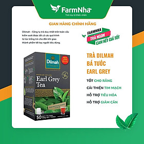 Hình ảnh Trà Dilmah Premium Ceylon Earl Grey Tea 50g 25 túi x 2gr Trà Bá Tước Anh Quốc - Tinh hoa trà Sri Lanka