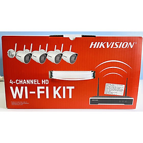 Mua Bộ Kít CAMERA IP WIFI HIKVISION NK42W0H (BAO GỒM 1 ĐẦU GHI 1 Ổ CỨNG 1000G 4 CAMERA 4 NGUỒN 12V)HÀNG CHÍNH HÃNG