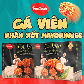 Cá viên nhân xốt Mayonnaise 10v-300g Premium Cty ĐEN ĐỎ - CÁ VIÊN NHÂN XỐT MAYONNAISE - CÁ VIÊN SỐT CAM - CÁ VIÊN CỐM CAM SỐT MAYONNAISE - CÁ SỐT CAM MAYONNASE - CÁ SỐT HẢI SẢN - VIÊN CÁ SỐT MAYONNAISE - ĐEN ĐỎ - DEN DO - MAYONNAISE