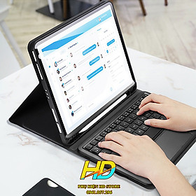 Mua Bao Da Kèm bàn phím Dành cho iPad Air 5 10.9 inch Chính Hãng Dux ducis bàn phím kết nối bluetooth có di chuột TrackPad  có Ngăn đựng bút - hàng chính hãng