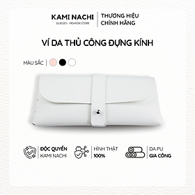 Ví da thủ công KAMI NACHI đựng mắt kính, điện thoại, tiền và thẻ các loại, có nhiều màu