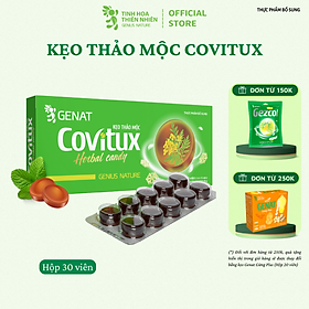 Kẹo thảo mộc Covitux (hộp 30 viên) - Genat