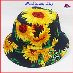 Nón bucket đi biển họa tiết trái cây cho bé từ 3 đến 7 tuổi dễ thương, có quai cài - Hạnh Dương
