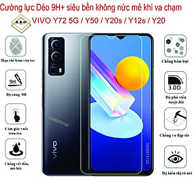 Mua Kính Cường lực dẻo dành cho VIVO Y72 5G / Y50 / Y20 / Y20s / Y12s  bảo vệ màng hình chống va đập chống trầy xước tiệt đối