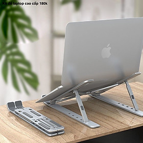 Mua Giá đỡ dành cho Laptop MacBook bằng nhôm điều chỉnh độ cao theo nhu cầu sử dụng