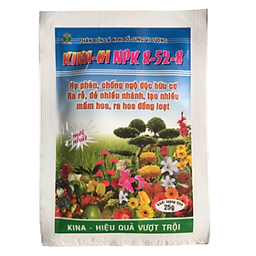 03 gói Phân bón lá SIÊU LÂN bổ sung vi lượng KINA 01 NPK 8-52-8 giúp HẠ PHÈN - KÍCH RỄ - ĐẺ NHÁNH - RA HOA ĐỒNG LOẠT