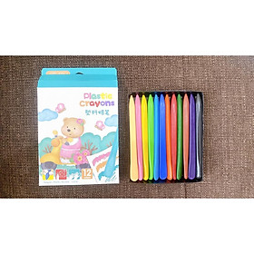 Bộ Sáp Màu Hữu Cơ Crayons 24 Bút Cho Bé Tập Vẽ Tập Tô