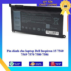 Pin dùng cho laptop Dell Inspiron 15 7560 7569 7570 7580 7586 - Hàng Nhập Khẩu New Seal