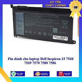 Mua Pin dùng cho laptop Dell Inspiron 15 7560 7569 7570 7580 7586 - Hàng Nhập Khẩu New Seal