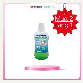 [ Mua 2 tặng 1 ] Nước súc miệng chống hình thành mảng bám PIERROT 500ml