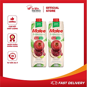 COMBO 2 Hộp Nước Ép Lựu Và Trái Cây Hỗn Hợp Malee 1L (Thái Lan)