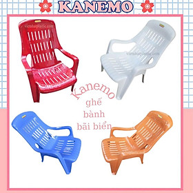 Mua combo 2 ghế bành đơn  bãi biển đủ màu - bành bãi biển MS 1856 nhựa cao cấp