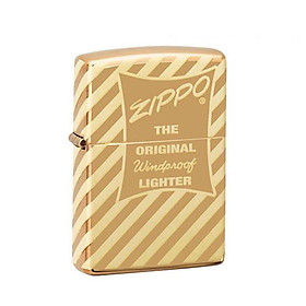 Bật Lửa Zippo 49075 – Zippo Vintage Zippo Box Top High Polish Solid Brass