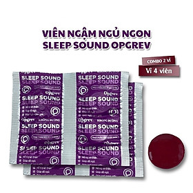 Viên ngậm Sleep Sound Opgrev hỗ trợ mất ngủ, giúp ngủ ngon giấc - 8 Viên