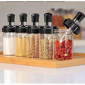 Mua COMBO 3 LỌ GIA VỊ THỦY TINH KÈM THÌA