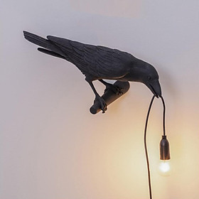 Bedroom Black Bird Shaped LED Night Light Bedside Table Lamp for Living Room Adults Kids Bedroom