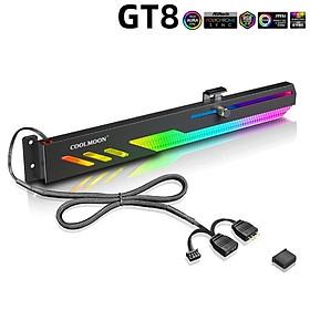 Giá đỡ Led RGB Coolmoon GT8 chống xệ cong chân cho VGA - hàng nhập khẩu