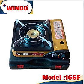 Bếp Gas Mini Du Lịch Windo 166F - Bếp ga dã ngoại Mini- Bếp Gas Du lịch - Hàng Chính Hãng