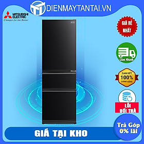 Tủ lạnh Mitsubishi Inverter 365 Lít MR-CGX46EN-GBK-V - Hàng chính hãng [Giao hàng toàn quốc]