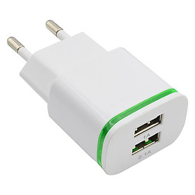 Bộ Sạc USB Đa Năng 2 Cổng Jack Cắm Cho iPhone / Android (5V / 2.1A)