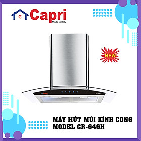 Mua Máy hút mùi hiện đại kính cong Capri CR-648H | Hàng chính hãng