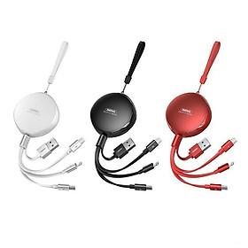 Mua Cáp Sạc 3 Đầu Remax RC-185th - 3 in 1 Lightning - Micro - TypeC - Tương Thích Với Hầu Hết Smartphone Trên Thị Trường - Hàng Chính Hãng