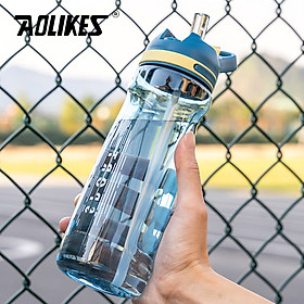 Bình Nước Thể Thao 620ml AOLIKES SC620 - Chịu Nhiệt Cao, Nhựa Cao Cấp, Thiết Kế Gọn Nhẹ