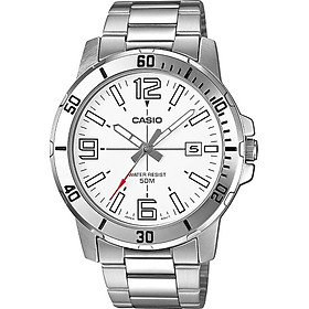 Đồng Hồ Nam Dây Thép Không Gỉ Casio MTP-VD01D-7BVUDF (49mm)
