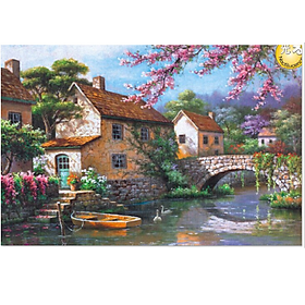 Tranh Ghép Hình 1000 Mảnh Gỗ Kích Thước Lớn 75x50cm/Tranh Ghép Hình Jigsaw Puzzle/Tranh Ghép Hình Đa Dạng Mẫu/Tranh Ghép Phát Triển Tư Duy