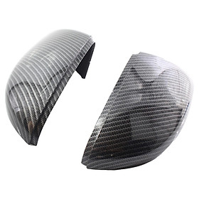 2x Rearview Mirror Cover Vehicle Replacement Supplies for  GOLF MK6