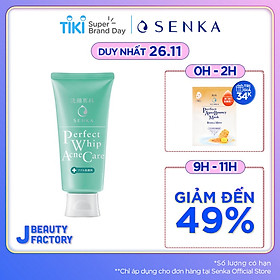Sữa rửa mặt trị mụn Senka Perfect Whip Acne Care 100g