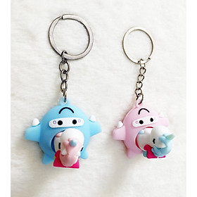 01 Móc khóa con ngựa trên phi thuyền ( giao màu ngẫu nhiên )