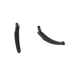 2x Right Inner Door Panel Handle Pull Trim Cover for   X5  Black